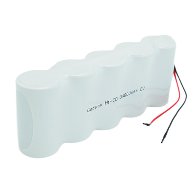 Батареи жизни цикла блока батарей D4000mAh 6.0V CD Ni перезаряжаемые