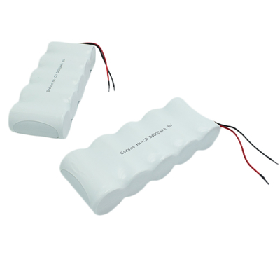 Батареи жизни цикла блока батарей D4000mAh 6.0V CD Ni перезаряжаемые