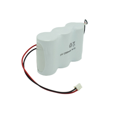 Сторона - - бортовые батареи света аварийного выхода пакует 3,6 v C2500mAh NiCd 64g