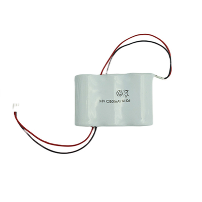 Сторона - - бортовые батареи света аварийного выхода пакует 3,6 v C2500mAh NiCd 64g