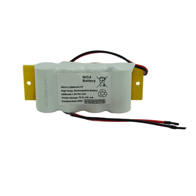 Сторона батареи 2500mAh 4.8V CD Ni аварийного освещения размера c - - сторона