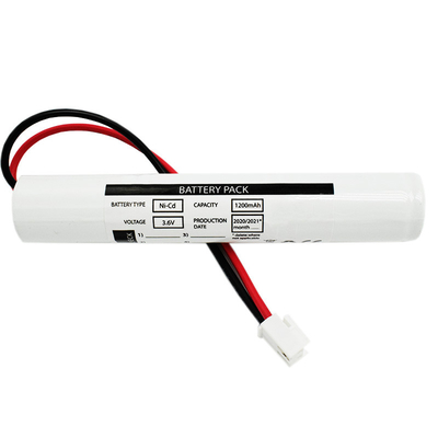 NiCd Sc1200mah тип ручки батареи 3,6 вольт для запасного освещения