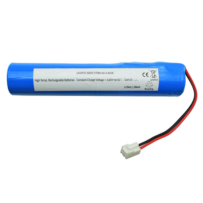 6600mah 6,4 батарея IFR26650 иона вольта Lifepo4 Li для запасного освещения