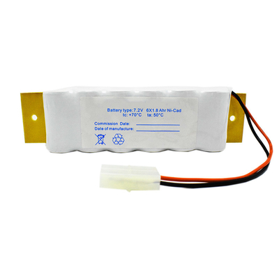 Батарея CD Ni аварийного освещения знака выхода v SC1800mAh 7,2 с Backplate