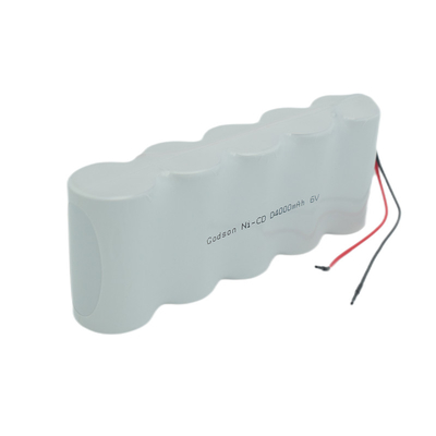 Батареи NiCD для экстренного выхода D4000mAh 6.0 V безопасные бок о бок
