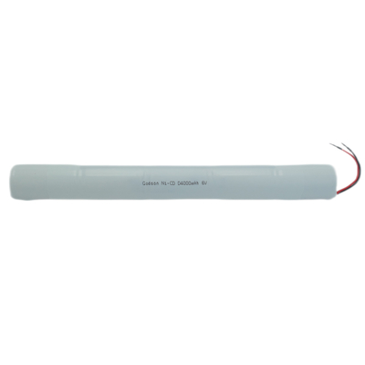 NiCd D4000mAh 6.0V выходной знак батарея резервная для аварийного освещения