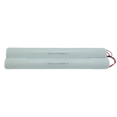 NiCd D4000mAh 6.0V выходной знак батарея резервная для аварийного освещения