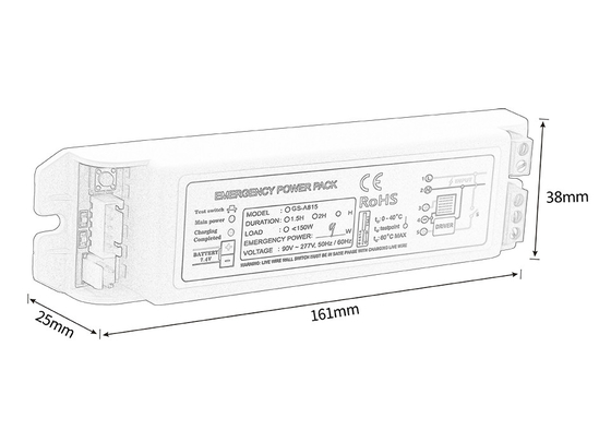 OEM DC 21-100V аварийный набор питания 6-13W аварийный набор освещения
