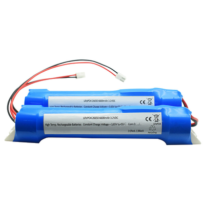 26650 6600mAh 3,2-вольтные батареи типа LiFePO4 с боковым модулем