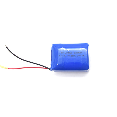 Литий-ионный полимер 232738 2700mAh 3.8V с PCB и UL1571 24AWG RED&amp;BLACK