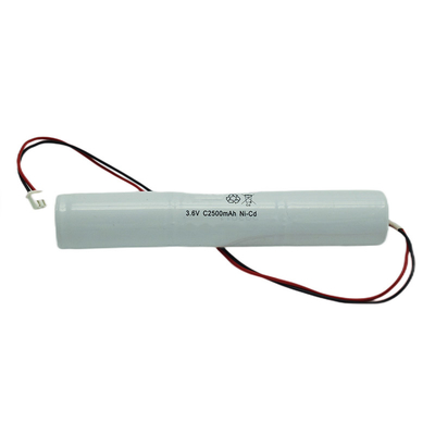 Аварийное освещение герметизированная никель-кадмиевая ячейка с IEC 61951 3.6V C2500mAh