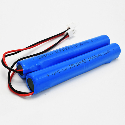 IFR 1600mAh 6,4 Вольт 18650 LiFePO4 Батареи стикового типа Простая установка