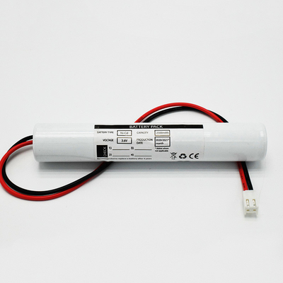 3.6V 2500mAh Ni-CD аккумулятор для аварийного освещения с высокой экономичностью