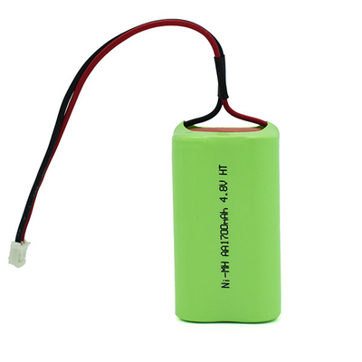 Аварийный свет батареи высокой температуры NiMH AA1700mAh 4.8V