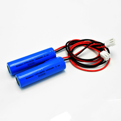 Одиночный тип IFR 18650*1 ячейка с PCM 1,6Ah 3.2V LiFePO4 цилиндрические батареи