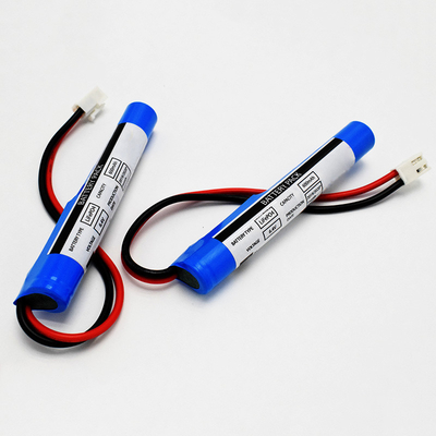 PVC Stick Type IFR 18650*2 Cell In Series With Protection Control Module 0.6Ah 6.4V LiFePO4 Цилиндрические батареи