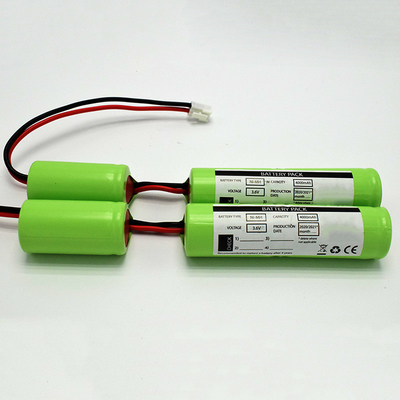 0.1C перезаряжаемые 3,6 v цикл блока батарей C4000mAh Ni Mh 500 раз