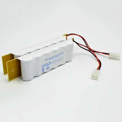 Батареи NiCd перезаряжаемые 1800mAh 7.2V света пожарного выхода доски знака