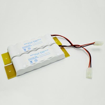 Батареи NiCd перезаряжаемые 1800mAh 7.2V света пожарного выхода доски знака