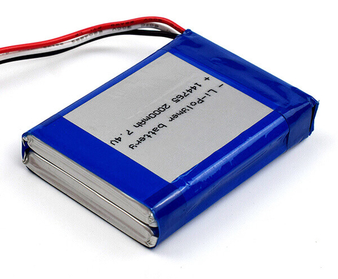 Клетки батареи 144765 75g 2000mAh иона полимера 7,4 v Li лития