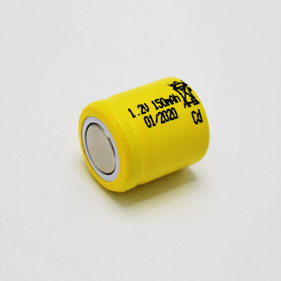 Перезаряжаемые 1,2 клетка запасного освещения 150mAh батареи CD Ni v