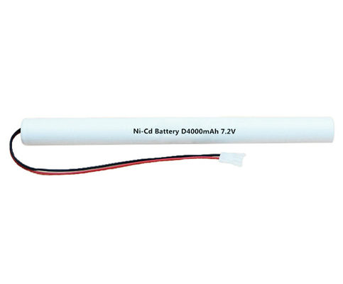 Батареи 7,2 света аварийного выхода Rechargable NiCd v D4000mAh