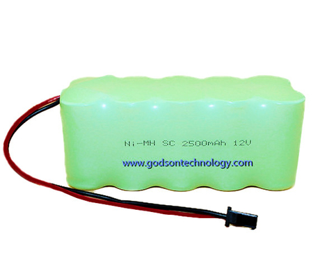 Перезаряжаемые SC 2500mAh батареи 12V NiMH батарей света аварийного выхода