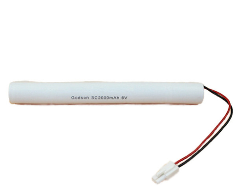 Клетка срока службы батареи SC2000mAh 6.0V CD Ni аварийного освещения длинная