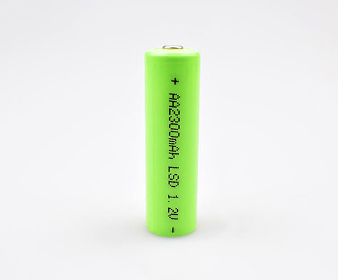 Высокотемпературная 3,6 v клетка батареи AA Ni Mh 2300mAh 1.2V для запасного освещения
