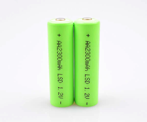 Высокотемпературная 3,6 v клетка батареи AA Ni Mh 2300mAh 1.2V для запасного освещения