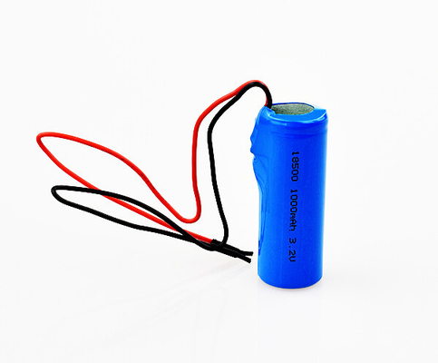 LiFePO4 Литийный батарейный сигнал экстренного выхода 18500 3.2V 1000mAh