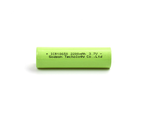 перезаряжаемые ион лития батарей ICR18650 3.7V утюга лития 2200mAh