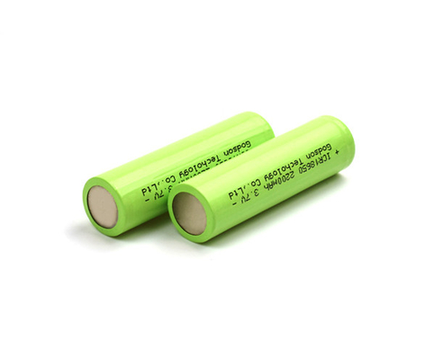 перезаряжаемые ион лития батарей ICR18650 3.7V утюга лития 2200mAh