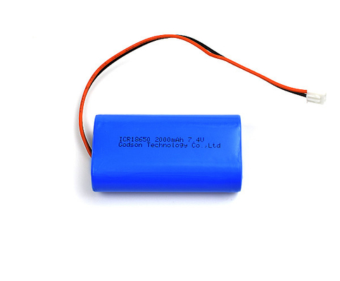 Пакет утюга лития перезаряжаемые батареи v 2000mah окружающей среды дружелюбный 7,4