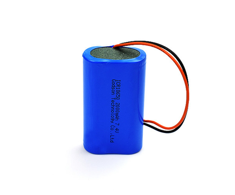 Пакет утюга лития перезаряжаемые батареи v 2000mah окружающей среды дружелюбный 7,4