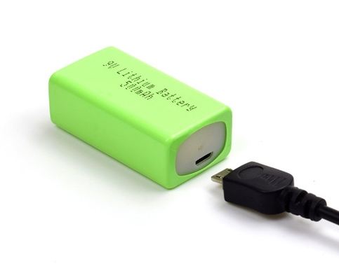 Батарея лития 500mAh аварийного освещения утюга лития 9V с USB