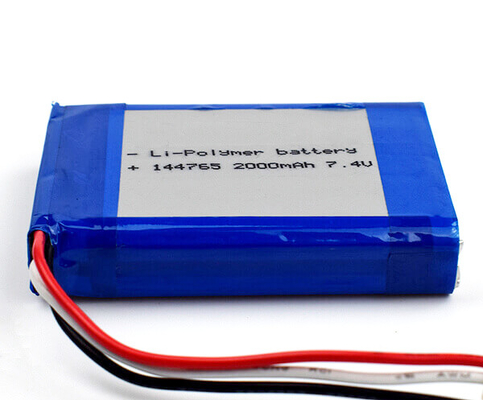 Батарея 144765 2000mAh 7.4V полимера лития для запасного освещения