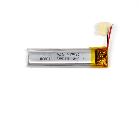 Батарея 310938 75mAh 3.7V Li-полимера аварийного освещения с соединителем