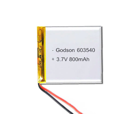 603540 батарея лития v 800mAh 16g полимера 3,7 лития со стабилизированным представлением