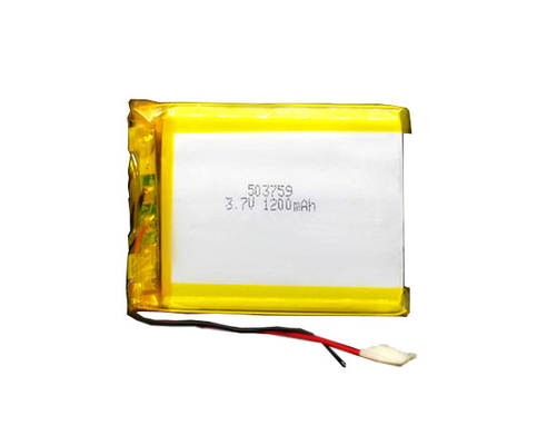 аварийное освещение 503759 литий-ионного аккумулятора 1200mAh 3,7 v 24g