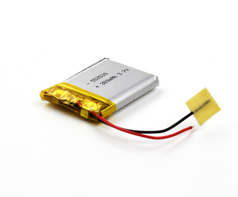 клетка батареи 380mAh полимера лития 3.7V для аварийных освещений