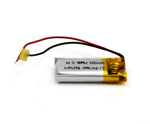клетка аварийного освещения 70mAh 3.7V литий-ионного аккумулятора 5g 431223
