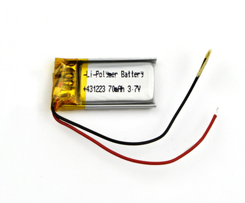 клетка аварийного освещения 70mAh 3.7V литий-ионного аккумулятора 5g 431223