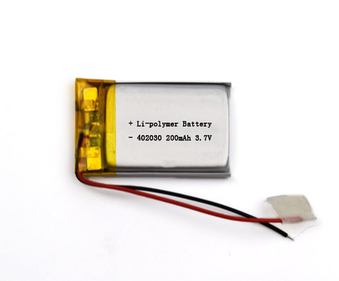 аварийное освещение 402030 литий-ионного аккумулятора 200mAh 3,7 вольта 10g