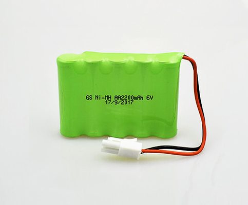 Высокая температура AA 2200mAh 6V батареи знака аварийного выхода NiMH