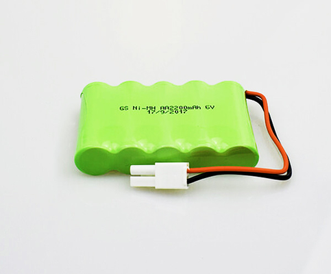 Высокая температура AA 2200mAh 6V батареи знака аварийного выхода NiMH