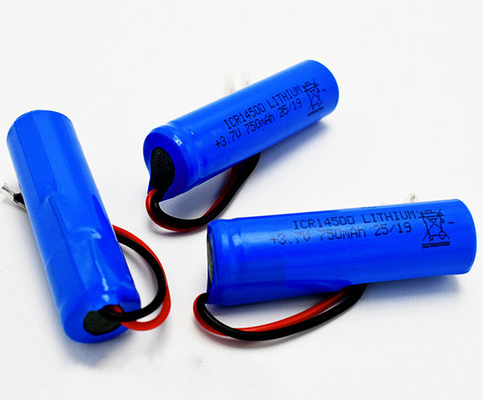 батарея лития 750mAh 3.7V ICR14500 непахучая с курткой PVC