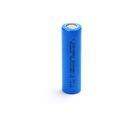 Перезаряжаемые батарея лития ICR18650 3,7 v 2000mAh непахучая