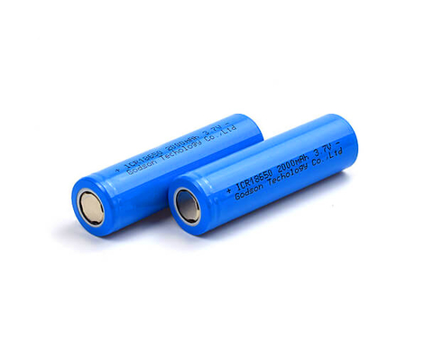 Перезаряжаемые батарея лития ICR18650 3,7 v 2000mAh непахучая