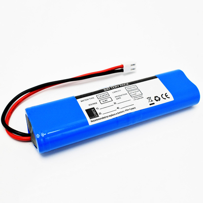 PVC батареи 6.4V батареи LiFePO4 3000mah запасного освещения голубой